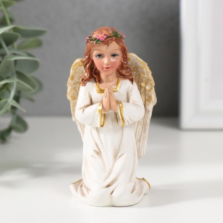 Souvenir Polystone "Angel-girl prays" 9x5x4.5 cm