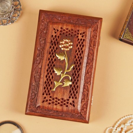 Caste Casket "Rose" tree 7x15x26 cm-2