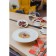 Porcelain plate for Wilmax paste, 400 ml, D = 22.5 cm, white color