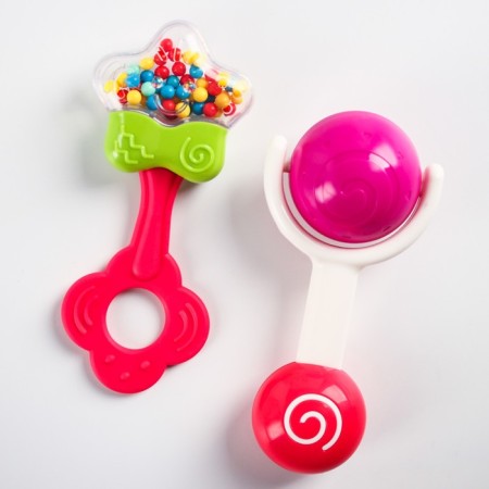 A set of rattles with a teetker "Our baby", 6 pcs.-3