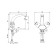 Vidima sink mixer "Iskar", two -wagon, cast surfaces, chrome