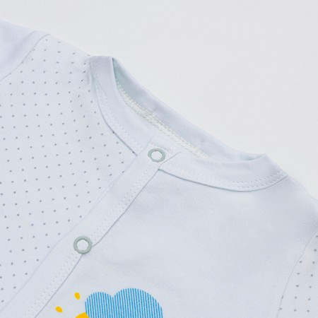 Combineson children, white/blue color, height 56 ​​(0-1 months)-2