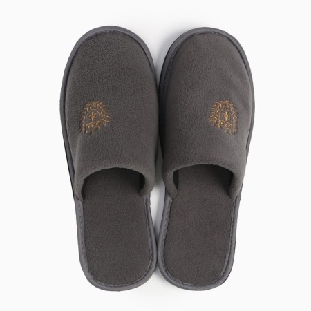 Male slippers, gray color, size 40-41-1