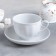 Tea pair of porcelain "grenade", 250 ml, cup D = 9.2 cm, bdudets d = 15 cm