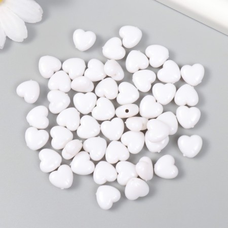 Beads Plastic "Snow White" set 20 grams 0.6x1x1 cm-2
