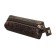 Key of zipper, length 14 cm, brown color