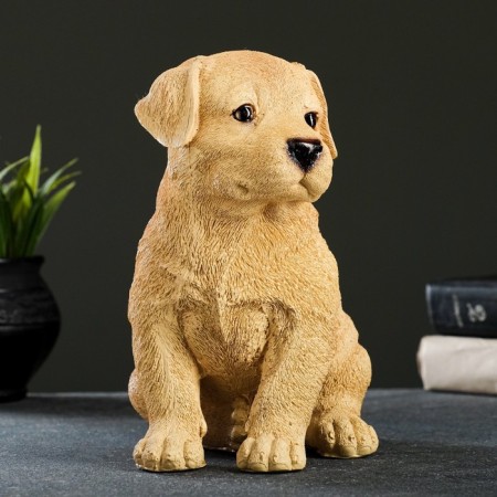 Garden figure "Labrador puppy" 17x12x20cm-4