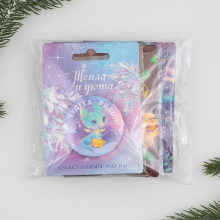 Supply magnet "New Year", D = 5 cm-4