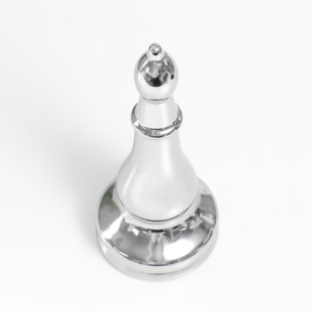 Souvenir Ceramics "Chess Figure. Elephant" silver 20x8x8 cm-1