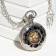 Pocket mechanical watches "Skeleton", D dial-4 cm, 5.5 x 4.5 cm