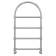 Terminus water heated towel rail "Versailles" P4, 500x930 mm, chrome