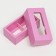 Folding box for 2 sweets, 10.5 x 5.5 x 3.5 cm, pink