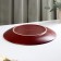 Board ceramic dining shade "Vanilla", d = 27 cm, burgundy color