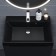 Sink uperwood Classic Quartz 60 cm, quartz, black matte, space