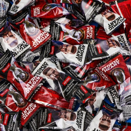 Chewing gum "Atomic Heart", sour, with a liquid center, 3 g-3