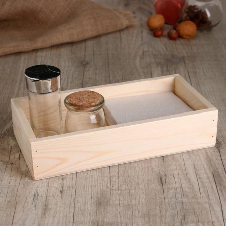 Standing "rectangle" from pine, 25 × 13 × 5 cm-2
