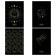 A notebook of 80 sheets in a cage on the crest of Meshu "Black Cat", a double cover, matte lamination, foil embossing