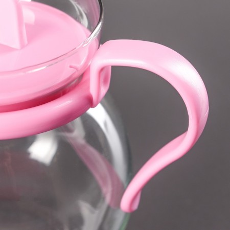 Glass teapot "Heat", 400 ml, color mix-4