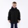 Children's jacket quilted, black color, height 110 cm