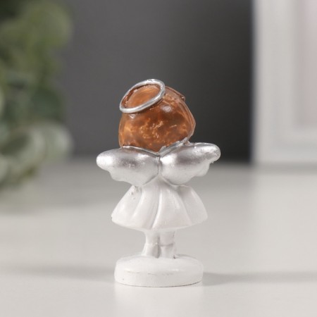 Souvenir Polystone "Girl Angel with silver wings" mix 3.5x2x5 cm-4
