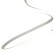 Suspended chandelier Mantra Nur, LED, 2400LM, 2800K, 640 mm, white color