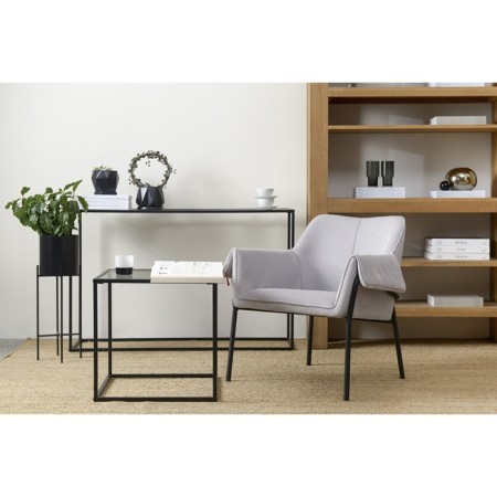 ALINE lounge Capes, 760 × 610 × 750 mm, Shenill, the color is light gray
