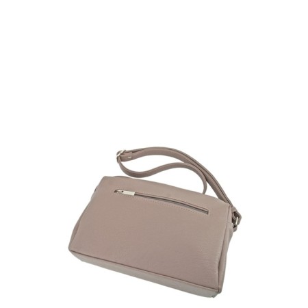 Cross-Bodi Bag on a zipper, beige color-1