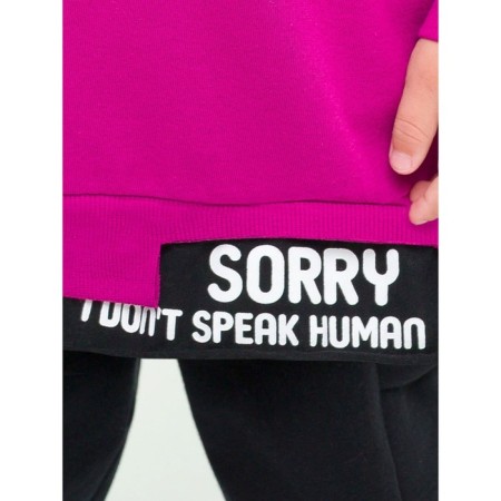 Sweatshirt for boys, height 98 cm, raspberry color-2