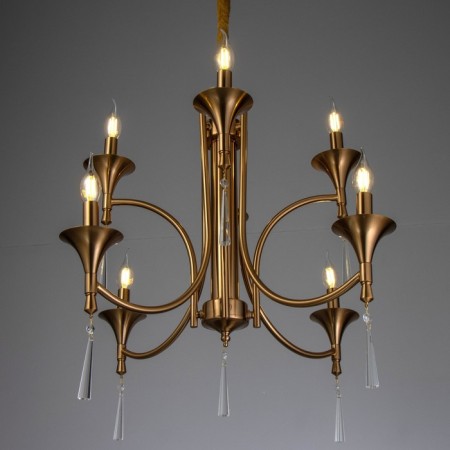 Trong chandelier 8x40W E14 brass 72x72x63 cm Bayerlux-2