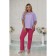 Female trousers, size 56, raspberry color