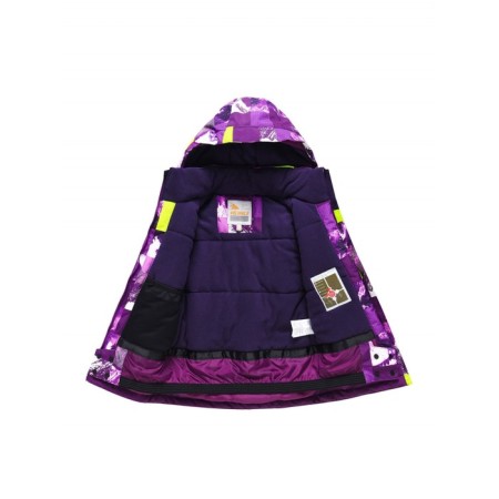 Ski costume for a girl, height 140 cm, purple color-3