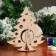 Souvenir "Christmas tree with Santa Claus" on a stand
