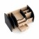 Organizer 7 sections, 2 ode to the box, wenge/oak milk, 30*16*15cm