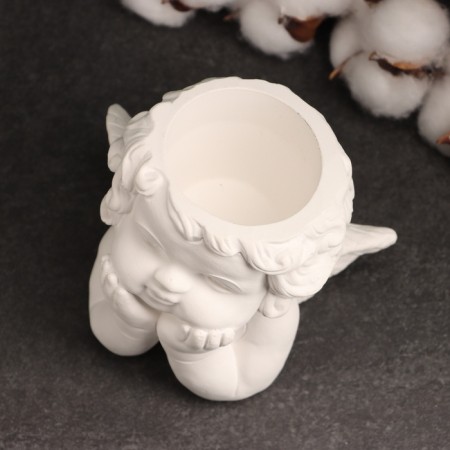 Summary "Praying Angel" 10x11.5x11cm, white-5
