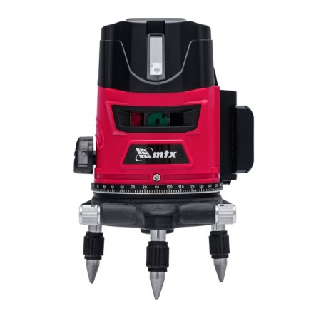 Laser level MTX CRL-30G 35036, 5 rays, ± 0.3 mm/m, 5/8 ", battery, 30 m