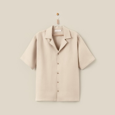 Male home -made costume (short sleeve and pants shirt) SL Home p. L, milk-10