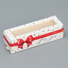 Box for Makarun, confectionery packaging for you, 18 x 5.5 x 5.5 cm