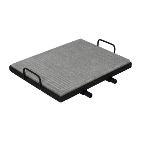 Boyscout-Grill slab, from natural natural stone, 40x30x3 cm