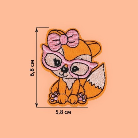 Thermal appliance "Fox in glasses", 5.8 × 6.8 cm, color orange color-1