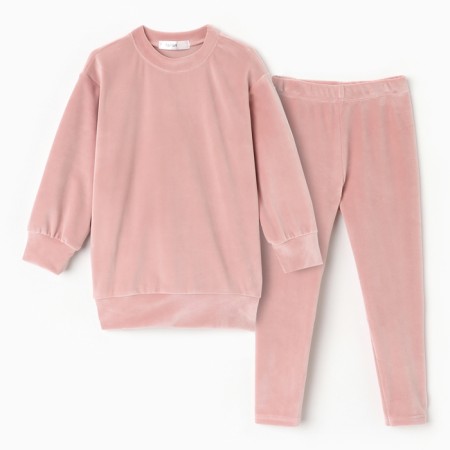 Kidshot costume (sweatshirt, leggings) KAFTAN PLUSHY R.36 (134-140), pink-9
