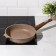 Granite Brown pan, D = 24 cm, anti -stick coating, removable handle, color mix