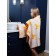 Terry towel Fox, size 30x50 cm, orange color