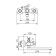 ACCOONA A6482H bath mixer, double -leaf, yellow/chrome