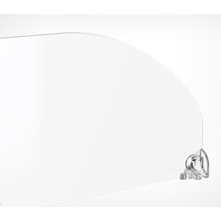 Plastic separator 120 mm high, l = 285-485 mm, transparent-2