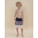 Bathing shorts for a boy, height 140 cm, dark blue color