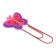 The bookmark is large, 11 cm, "butterfly", mix