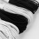 Hat elastic band, 2 mm, 10 ± 0.5 m, 4 pcs, black/white color