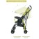 Stroller walking children's indigo bono, folds into a cane, detachable bumper, lemon color
