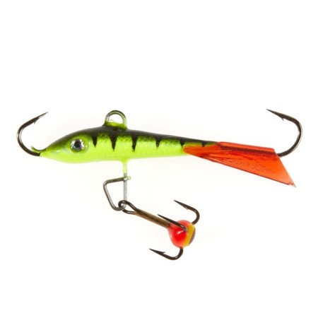 Balancir Lucky John Fin 3 + tee, 4 cm, color 31rt blister-4