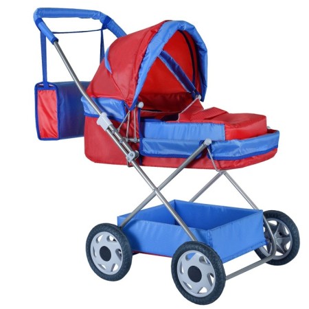 Puppet stroller No. 14, red-blue color